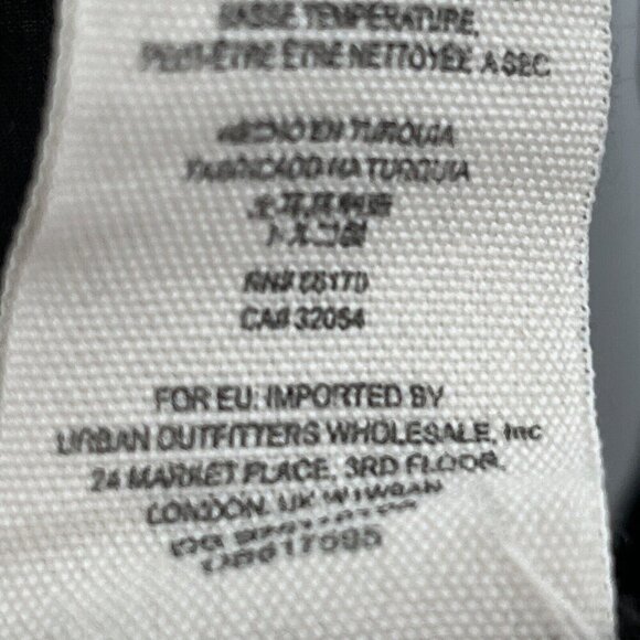 Free People Tuscan Dreams Floral Print Boho Tunic Top Black Blouse Size M - Picture 9 of 9